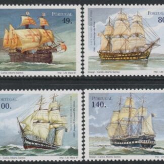 1997 Portugal SG.2544-7 Sailing Ships Set of 4 values U/M (MNH)