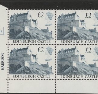 UK3 (SG.1412) £2  cylinder Block of 4 cylinder 1F Harrison  U/M (MNH)