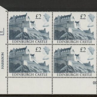 UK3 (SG.1412) £2  cylinder Block of 4 cylinder 2M Harrison  U/M (MNH)