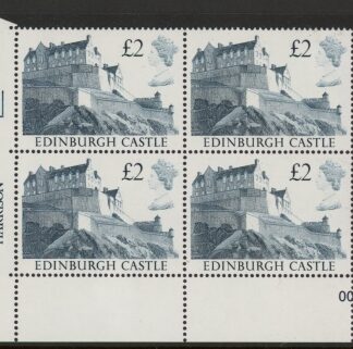 UK3 (SG.1412) £2  cylinder Block of 4 cylinder 2N Harrison  U/M (MNH)