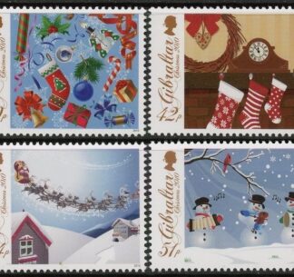 2010 Gibraltar SG.1376-9 Christmas Set of 4 values U/M (MNH)