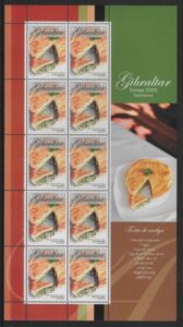 2005 Gibraltar SG.1125-8 EUROPA Gastronomy. sheetlets (4) U/M (MNH)