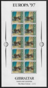 1997  Gibraltar  SG.793-6 EUROPA. 'Tales & Legends' sheetlets (4) U/M (MNH)