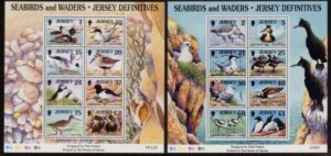 1997 Jersey MS.806 Birds 4 sheets U/M (MNH)