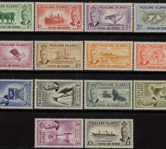 1952 Falkland Islands SG.172-85 Set of 14 values Mounted Mint CAt. £190.00