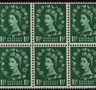 SB66 Crowns whiter paper 6 x 1½d. wmk. upright perf I. good perfs.U/M (MNH)