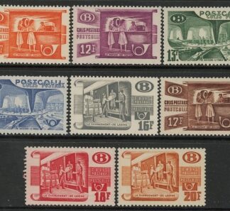 1950 Belgium Railway Parcels - P1307-9  M/M