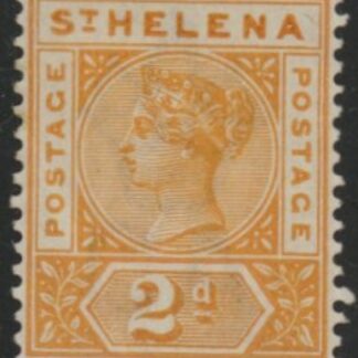 1890 St Helena  SG.49 2d orange-yellow. U/M (MNH)