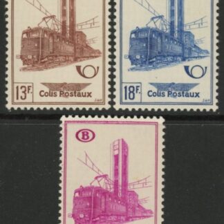 1954 Belgium Railway Parcels - P1517-19  M/M