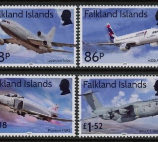 2025 Falkland Islands SG.1590-3 Mount Pleasant Airport Set of 4 values U/M (MNH)