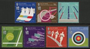 2012 Isle of Man SG.1714-20 Olympic Games London. (face value £4.92 Set of 7 values U/M (MNH)