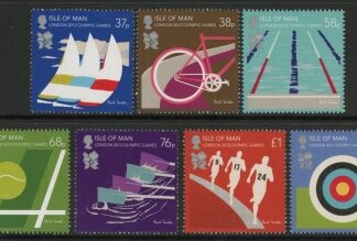 2012 Isle of Man SG.1714-20 Olympic Games London. (face value £4.92 Set of 7 values U/M (MNH)