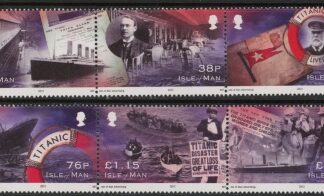 2012 Isle of Man  SG.1736-41 Cent of Sinking of the Titanic Set of 6 values (face value £4.99) U/M (MNH)