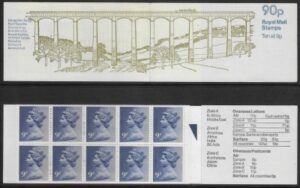 1978 FG3b 90p Llangollan right margin good perfs. U/M (MNH)