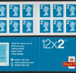 RD1 12 x 2nd  Issued 2006 containing SG.2654 (PIP)  Walsall.