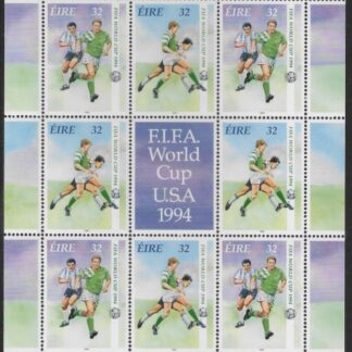 1994 Ireland SG.910a  FIFA World Cup  USA sheetlet U/M (MNH)