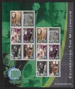 2000 Ireland SG.1300a  New Millennium 'Discoveries'. sheetlet U/M (MNH)