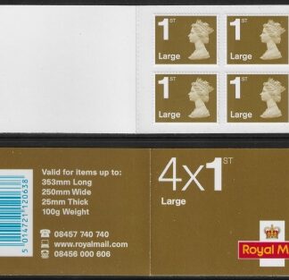 RB1 4 x 1st Large Issued 2006 containing SG.2657 Walsall.
