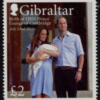 2013 Gibraltar SG.1530 Birth of Prince George U/M(MNH)
