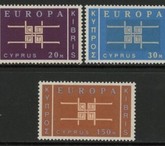 1963 Cyprus MS.234-6  Europa. set 3 values. U/M (MNH)