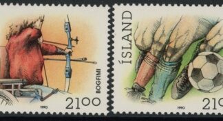 1990 Iceland SG.755-6 Sport Set of 2 values U/M (MNH)