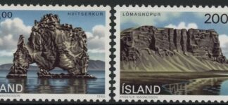 1990 Iceland SG.757-8 Landscapes Set of 2 values U/M