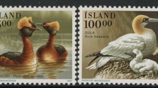 1990 Iceland SG.763-4 Birds Set of 2 values U/M (MNH)