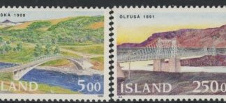 1992 Iceland SG.790-1 Bridges Set of 2 values  U/M (MNH)