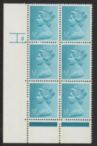 U50  (x841)  Harrison ½p 2B  FCP/PVAD  Cyld. 8 dot phos.21  U/M (MNH)