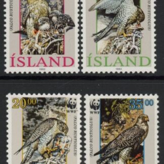 1992 Iceland SG.798-801 Endangered Species Set of 4 values U/M (MNH)