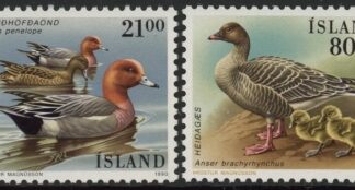 1990 Iceland SG.741-2 Birds Set of 2 values U/M (MNH)