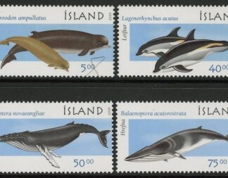 2000 Iceland SG.966-9 Marine Mammals 2nd Set of 4 values U/M (MNH)