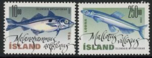 2000 Iceland SG.972-3 Fish (3rd Series) Set of 2 values (U/M (MNH)