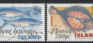 1998 Iceland SG.913-4 Fish (2nd Series) Set of 2 values U/M (MNH)