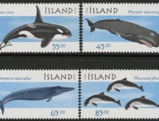 1999 Iceland SG.915-8 Marine Mammals (1st Series) Set of 4 values U/M (MNH)