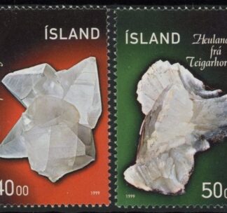 1999 Iceland SG.933-4 Minerals (2nd issue) Set of 2 values U/M (MNH)