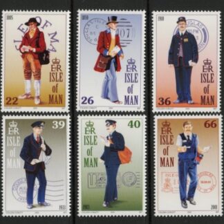 2001 IOM SG.929-34 Postal Uniforms Set of 6 values. (face value £2.29) U/M (MNH)