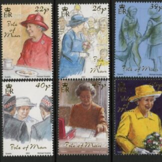 2001 IOM SG.959-64 Golden Jubilee (1st issue)(face value £2.37) Set of 6 values U/M (MNH)