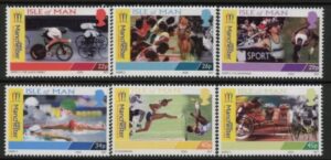 2002 IOM SG.976-81 Commonwealth Games Set of 6 values (face value £1.96) U/M (MNH)