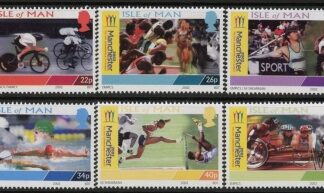 2002 IOM SG.976-81 Commonwealth Games Set of 6 values  (face value £1.96) U/M (MNH)