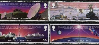 2002 IOM SG.1047-54 Space Exploration Set of 8 values (face value £2.58)U/M (MNH)