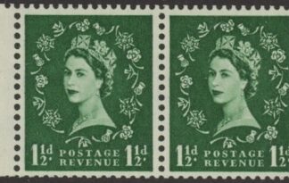 SB64 Edward Crown 2 x 1½d. wmk. upright perf E. (good perfs).U/M (MNH)