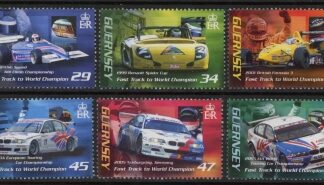 2006 Guernsey SG.1103-8 Andy Priaulx Victories Set of 6 values U/M (MNH)