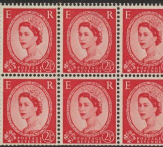 SB81 Edward Crown 6x2½d, cylinder J8 dot wmk. upright perf Iet (trimmed perfs). U/M (MNH)