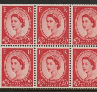 SB81 Edward Crown 6x2½d,  cylinder J8 dot wmk. upright perf Ieb( ave perfs). mounted mint.
