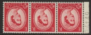 SB81af Edward Crown 3x2½d, 'spur to 1 var' wmk. inverted perf I ( good perfs). U/M (MNH)