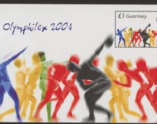 2004 Guernsey MS.1049 Olympic Games Athens Mini Sheet U/M (MNH)