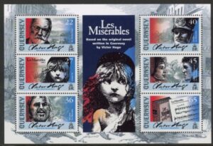 2002 Guernsey MS.941 Bi-cent of Victor Hugo Mini Sheet U/M (MNH)