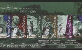 2001 Guernsey MS.890 Death Anniv of Queen Victoria Mini Sheet  U/M (MNH)