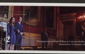 2012 Guernsey MS.1380 Royal Wedding Mini Sheet U/M (MNH)